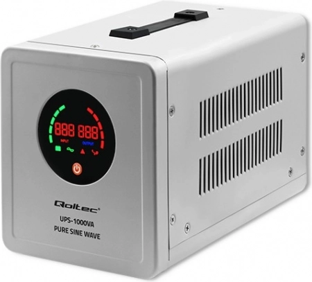 Backup-strømkilde Qoltec Pure Sine Wave UPS 1000VA