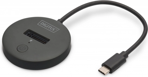 Dockingstation til SSD M.2 NVMe/SATA med USB‑C 3.2 Gen2 10 Gbps, sort