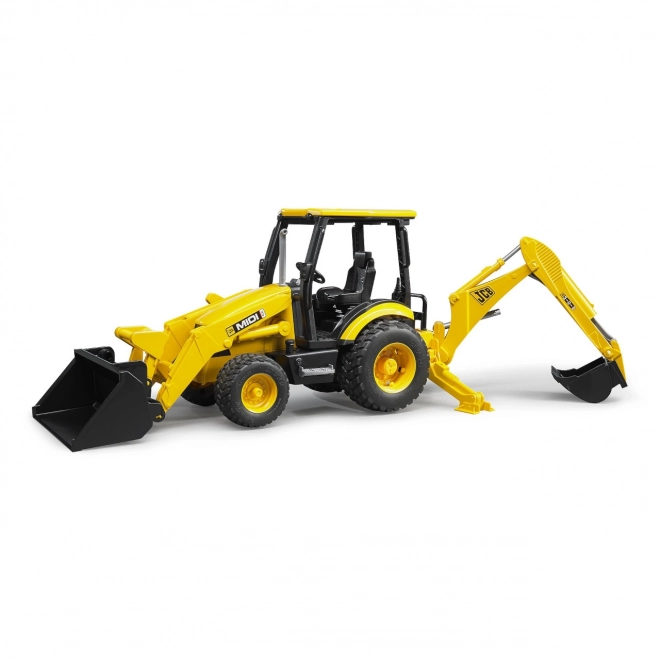 Bruder Traktor JCB MIDI frontlæsser med gravearm
