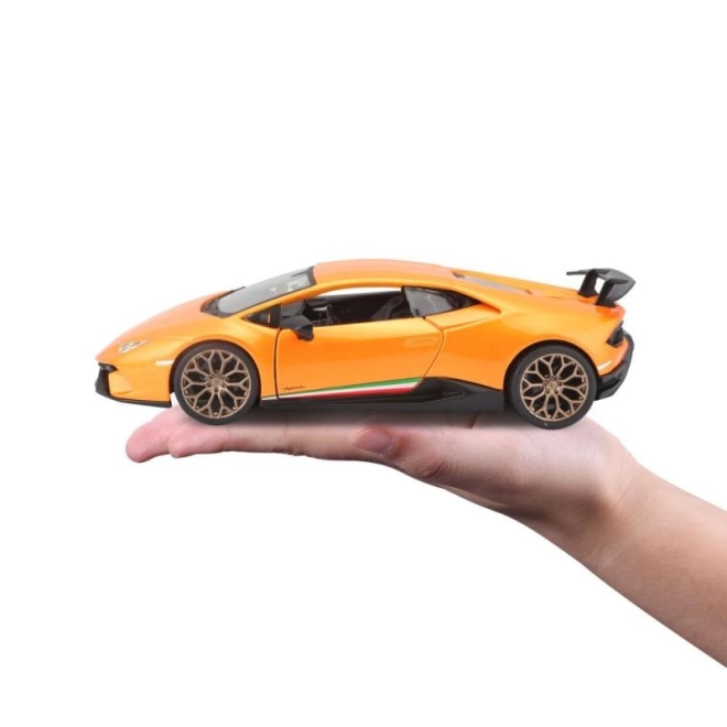 Lamborghini Huracan Performante orange model 1:24
