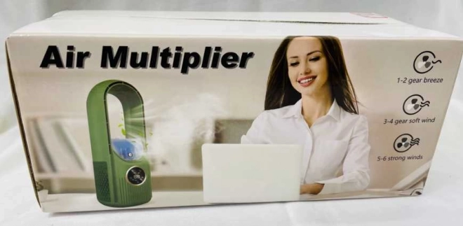 Søjleventilator uden blade med stille tilstand og luftfugtning