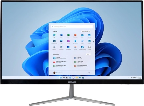 umax u-one 24jl pro alt-i-én computer 24" fhd, intel celeron n5100, 4 gb ram, 128 gb m.2 ssd, windows 11 pro