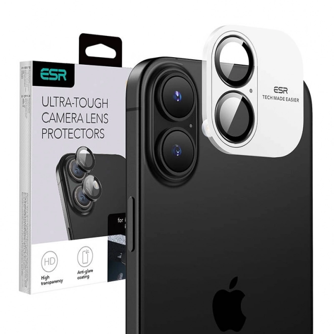ESR Armorite linsebeskyttelse glas til iPhone 16/16 Plus