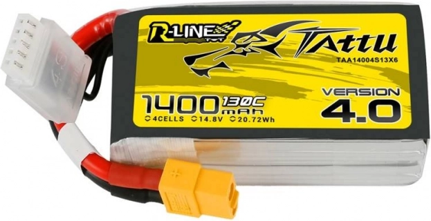 Tattu R-Line 4.0 1400mAh LiPo-batteri