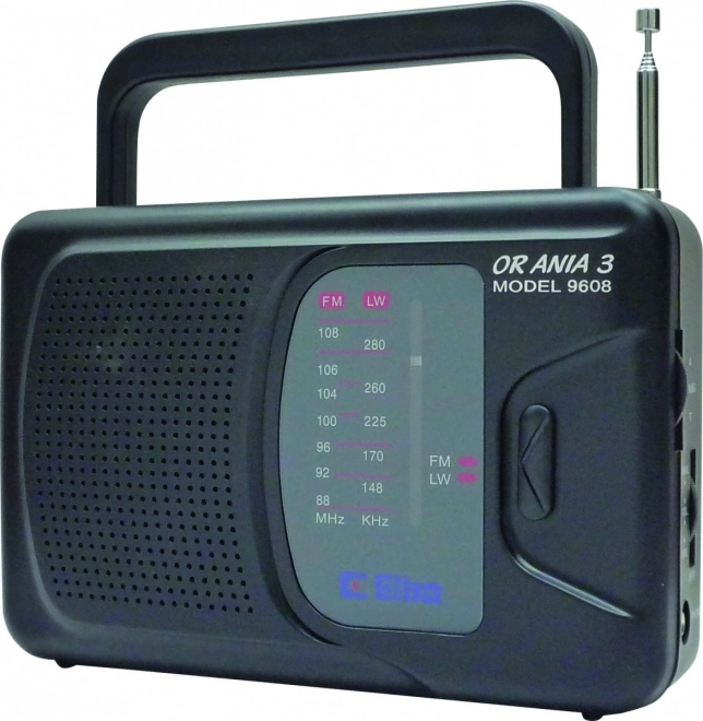 Bærbar radio Eltra ANIA sort