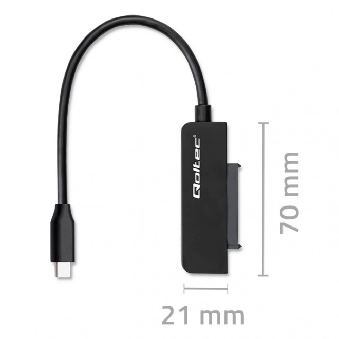 Adapter SATA | 2,5" adapter SSD HDD| Super hastighed 5Gb/s | 2TB – USB-C
