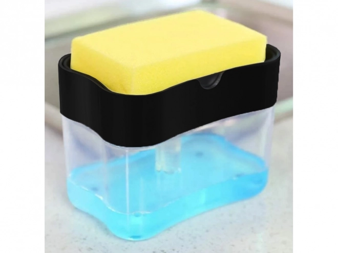 Dispenser til sæbe og svampe