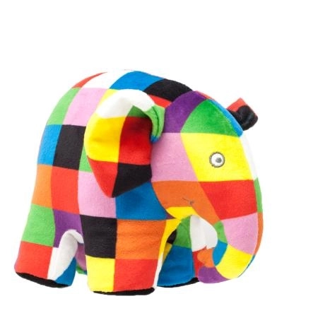 Regnbue Plysbamse Elefanten Elmer