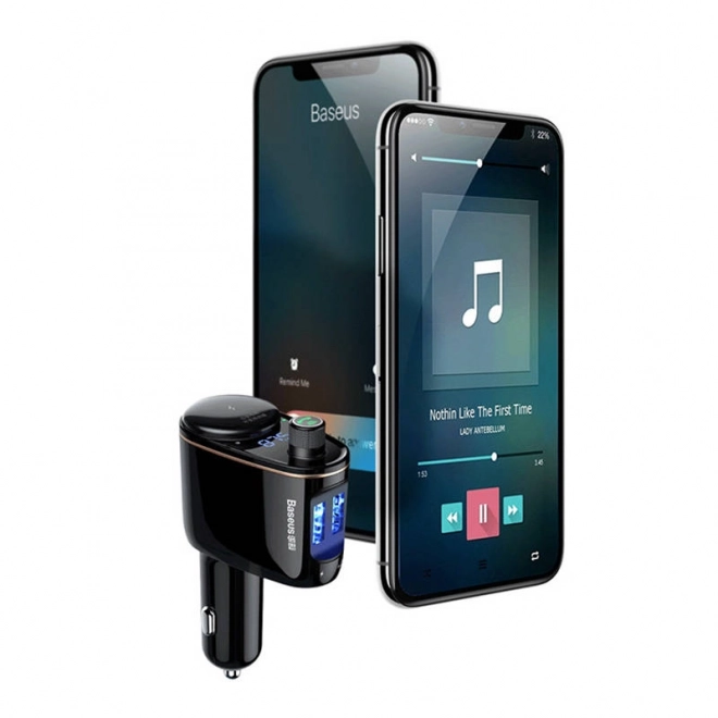 Bluetooth MP3 sender til bil Baseus Sort
