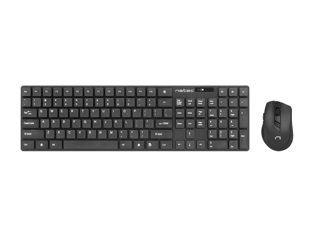 Trådløst tastatur og mus Natec Stingray