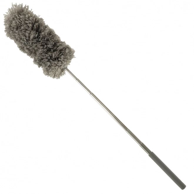 Grå teleskopisk støvekost af mikrofiber