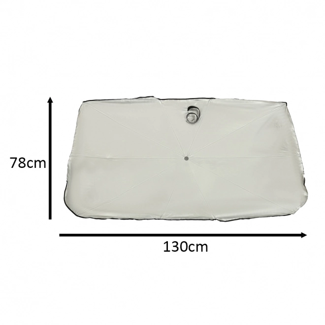 Solskærm til bilens forrude 78x130cm