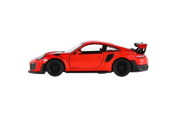 Auto Kinsmart Porsche 911 GT2 RS metal/plast 13 cm 4 farver med tilbagespoling 12 stk i boks
