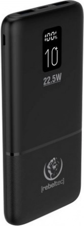 Rebeltec powerbank P10 LCDPD 10.000 mAh, hurtig opladning 22,5 W