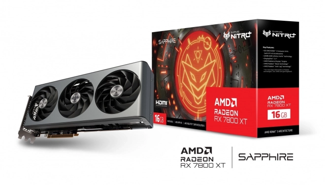 Grafikkort Sapphire Radeon RX 7800 XT Nitro+