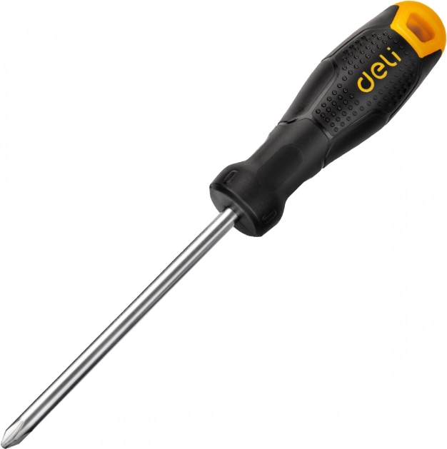 Krydskærvskruetrækker PH1 × 75 mm Deli Tools