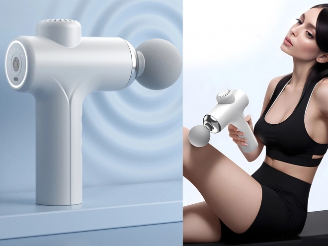 Massagepistol med ergonomisk design