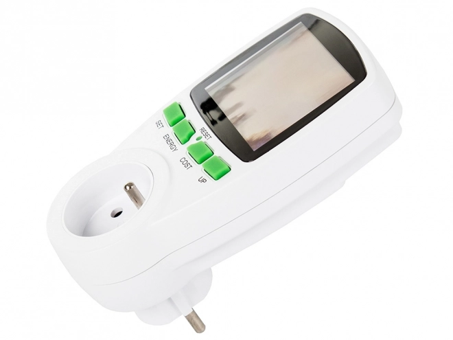 Wattmeter med LED-belysning