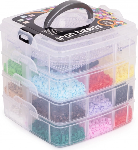 Praktisk organizer med stabelbare rum