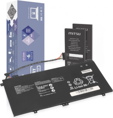 Batteri til Huawei MateBook 13 MITSU 11,4 V 3700 mAh (42 Wh)