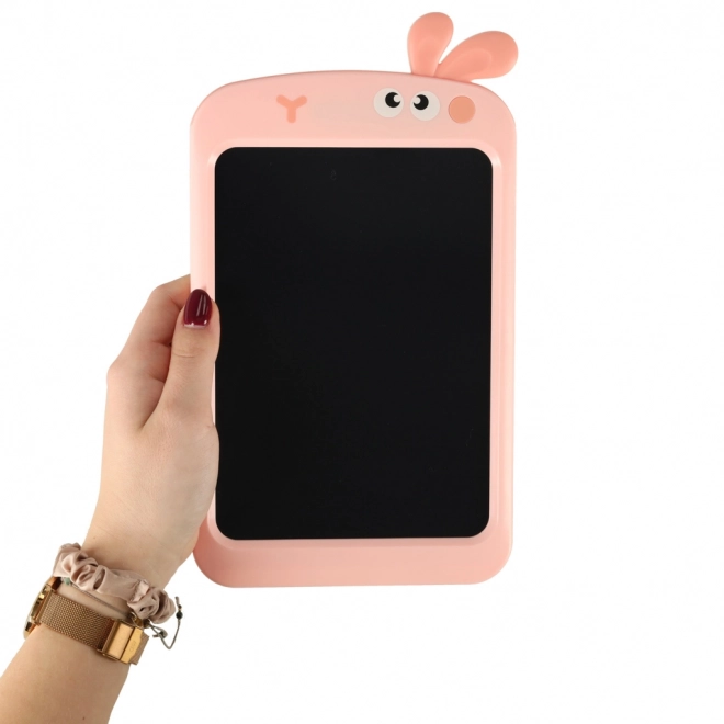 Tegnetablet med kanin 8,5' pink