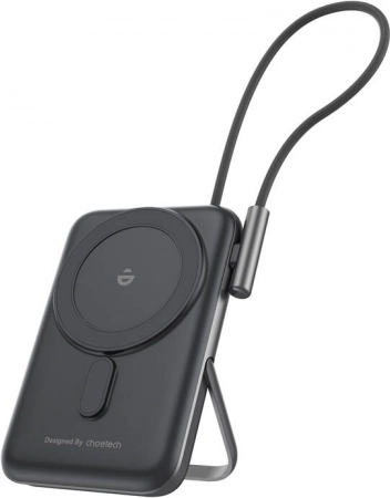 Magnetisk powerbank Choetech 10000mAh 20W PD med USB-C-kabel