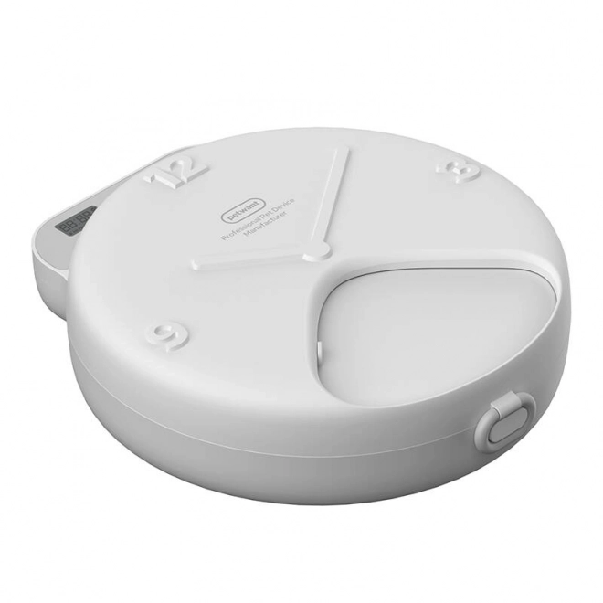 Automatisk foderdispenser til kæledyr med timer