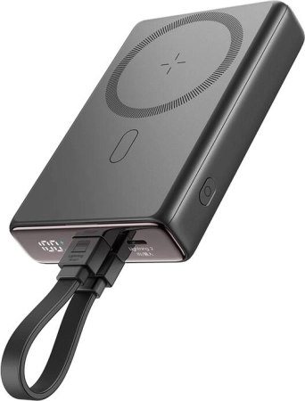 Magnetisk powerbank med stander Joyroom, 20W, 10000mAh, sort