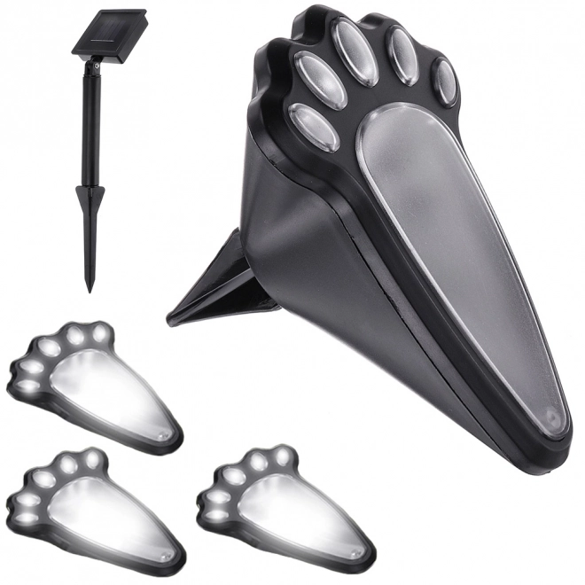 Solcelle-have-lamper med poter LED 4 stk