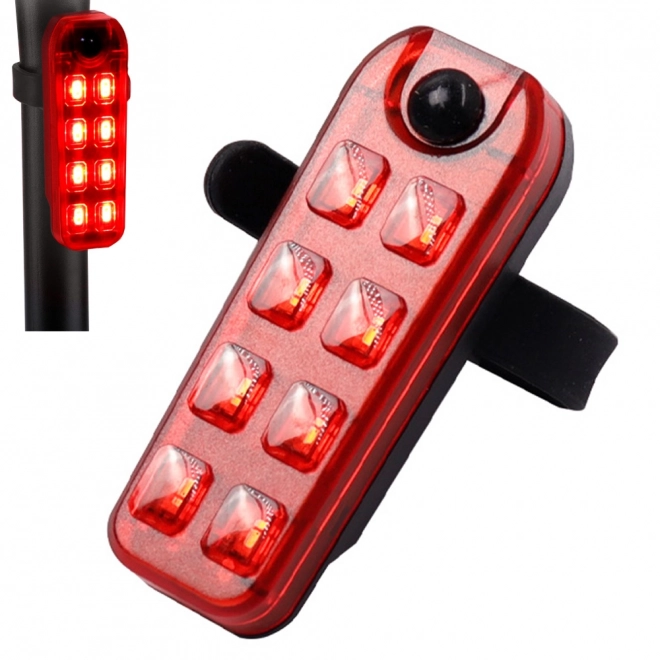 Bageste LED-lys til cykel med USB-opladning
