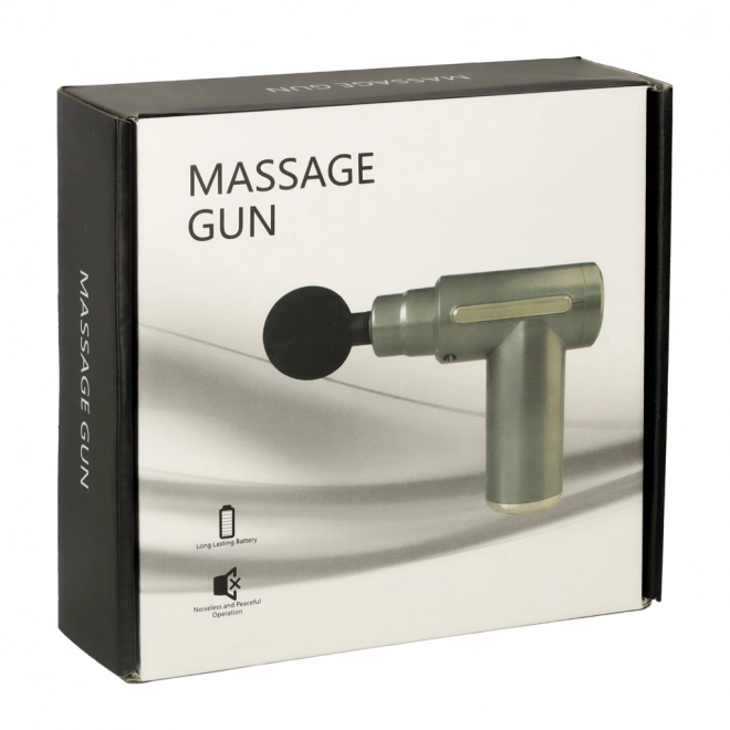 Massagepistol LED 4i1 sort