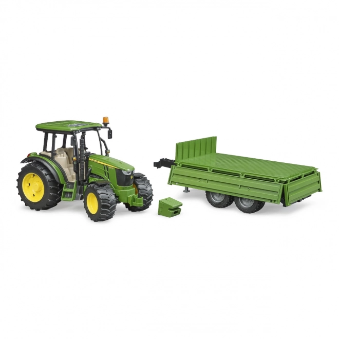 Bruder Traktor John Deere med trailer