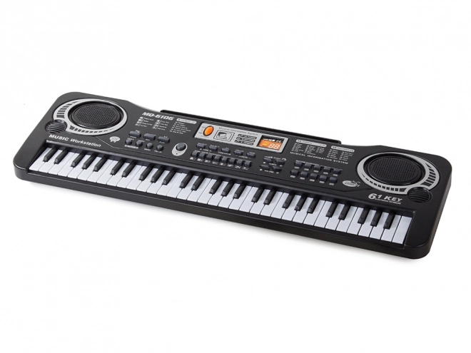 Elektroniske orgel med mikrofon til børn