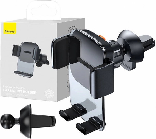 Baseus Easy Control Clamp biltelefonholder til ventilationsgitter (sort)