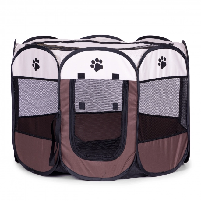 Stor stofbur, kennel, indhegning, seng til hunde og katte