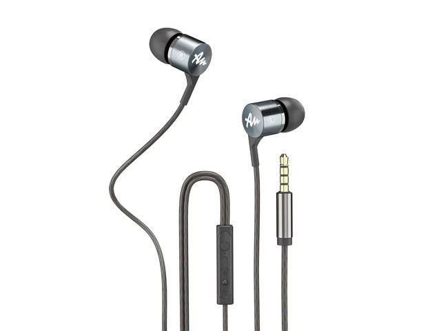Øretelefoner Explorer 2.0 med grå mikrofon