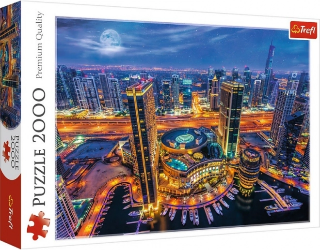 Puslespil 2000 brikker Dubais Lys