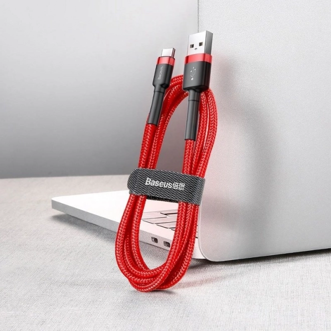 Baseus Cafule USB-C kabel 2A 3m - rød