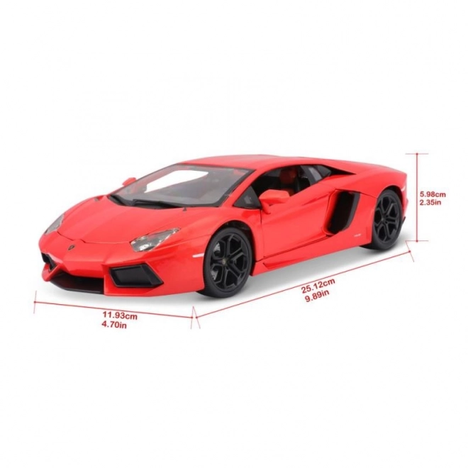 Bburago Lamborghini Aventador 1:18 orange 18-11033