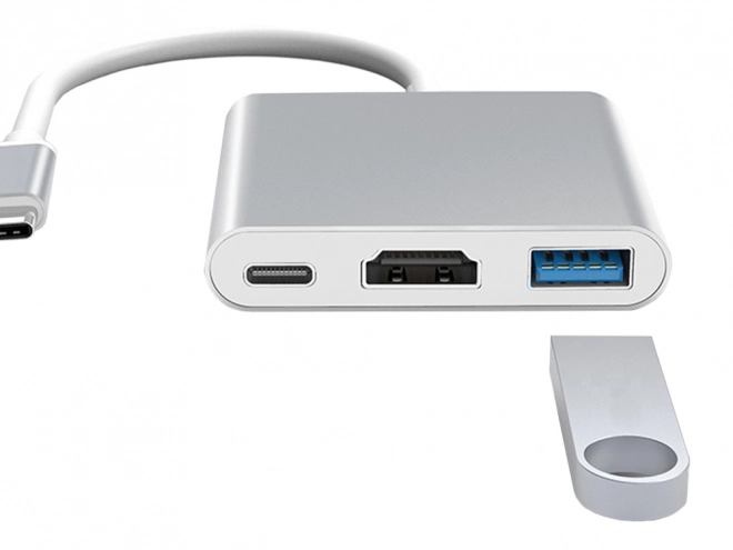 Adapter 3i1 USB-C HDMI 4K