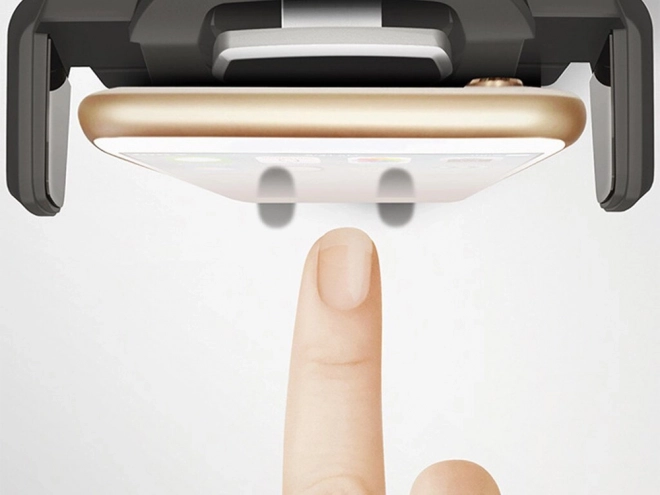 Bilholder til mobiltelefon med sugekop til forruden