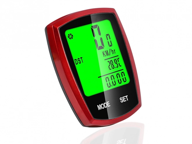 Trådløs vandtæt cykeltachometer med LCD-skærm