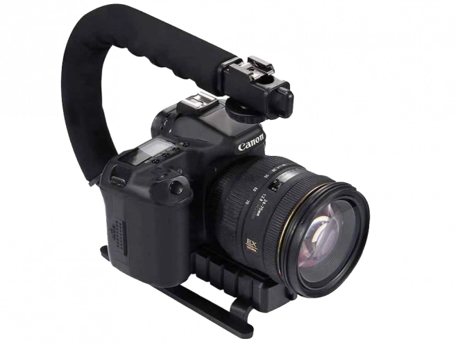 Sæt til vlogging med holder, LED-lys og mikrofon