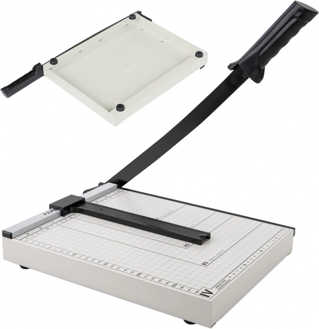 Papirguilotine med metalbund