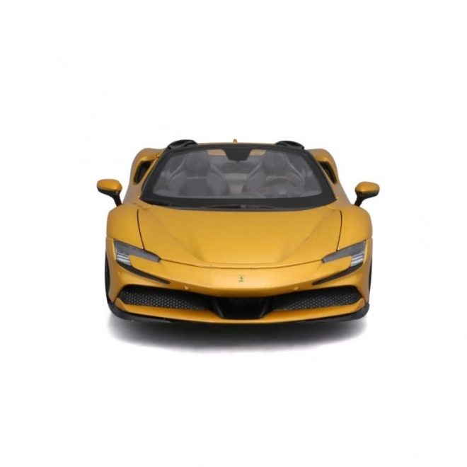 Bburago Ferrari SF90 Spider 1:18 - Gul