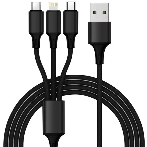 4x USB biloplader + Xtrobb 19907 kabel