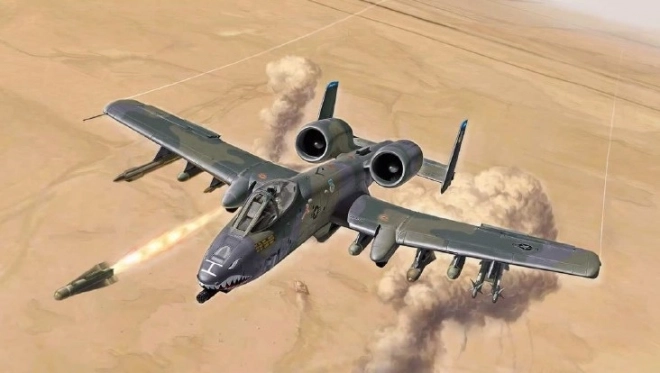 Plastmodel fly Italeri 1/72 A-10 Thunderbolt II Golfkrigen