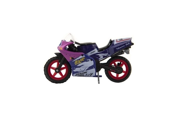 Racer motorcykel metal/plast 8cm fri kørsel mix varianter på kort