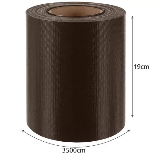 Hegnsbånd 19cmx35m 450g/m2 brun 23702