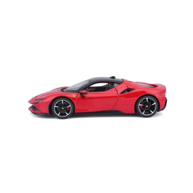 Bburago 1:24 Ferrari Top SF90 Stradale Rød